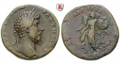 Römische Kaiserzeit, Lucius Verus, Sesterz 166, f.ss