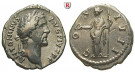 Römische Kaiserzeit, Antoninus Pius, Denar 147, ss+