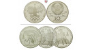 Russland, UdSSR, 10 Rubel 1977-1980, 29,97 g fein, st/PP