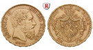 Belgien, Königreich, Leopold II., 20 Francs 1867-1882, 5,81 g fein, ss-vz