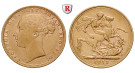 Grossbritannien, Victoria, Sovereign 1871-1885, 7,32 g fein, ss