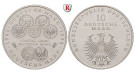 Bundesrepublik Deutschland, 10 DM 1998, 50 Jahre Deutsche Mark, ADFGJ komplett, PP, J. 469