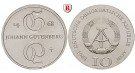 DDR, 10 Mark 1968, Gutenberg, st, J. 1523