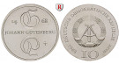 DDR, 10 Mark 1968, Gutenberg, st, J. 1523