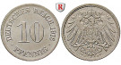Deutsches Kaiserreich, 10 Pfennig 1896, G, f.ss, J. 13