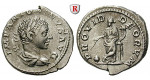 Römische Kaiserzeit, Elagabal, Denar 219, ss-vz