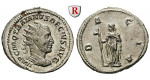 Römische Kaiserzeit, Traianus Decius, Antoninian 249-251, vz-st