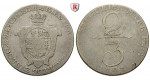 Mecklenburg, Mecklenburg-Schwerin, Friedrich Franz I., 2/3 Taler 1797, f.ss