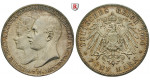Deutsches Kaiserreich, Mecklenburg-Schwerin, Friedrich Franz IV., 5 Mark 1904, Hochzeit, A, ss-vz/vz, J. 87
