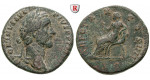 Römische Kaiserzeit, Antoninus Pius, Sesterz 145-161, ss+