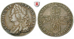 Grossbritannien, George II., Shilling 1750, ss-vz