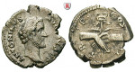 Römische Kaiserzeit, Antoninus Pius, Denar 145-161, ss+