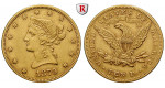 USA, 10 Dollars 1879, 14,99 g fein, ss+