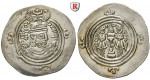 Sasaniden, Chosrau II., Drachme, ss-vz