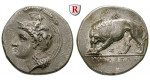 Italien-Lukanien, Velia, Didrachme 334-300 v.Chr., ss+/vz