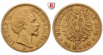 Deutsches Kaiserreich, Bayern, Ludwig II., 20 Mark 1874, D, ss+, J. 197