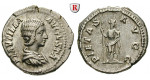 Römische Kaiserzeit, Plautilla, Frau des Caracalla, Denar 203, ss-vz