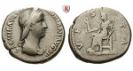 Römische Kaiserzeit, Sabina, Frau des Hadrianus, Denar vor 137, ss