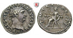 Römische Kaiserzeit, Traianus, Denar 98-99, ss+