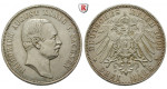 Deutsches Kaiserreich, Sachsen, Friedrich August III., 3 Mark 1909, E, vz, J. 135