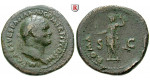 Römische Kaiserzeit, Vespasianus, Sesterz 71, f.ss