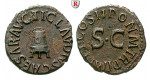 Römische Kaiserzeit, Claudius I., Quadrans 42, ss-vz