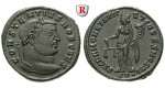 Römische Kaiserzeit, Constantius I., Caesar, Follis 300-303, vz+