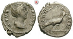 Römische Kaiserzeit, Faustina I., Frau des Antoninus Pius, Denar nach 141, ss+