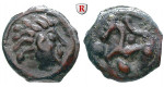 Gallien, Senones, Potin-Einheit 1.Jh. v.Chr., ss+