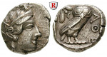 Attika, Athen, Tetradrachme 2. Hälfte 5.Jh. v.Chr., ss-vz