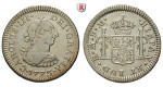 Mexiko, Carlos III., 1/2 Real 1773, ss+