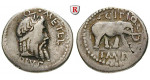 Römische Republik, Q. Caecilius Metellus, Denar 47-46 v.Chr., f.ss