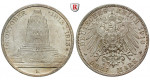 Deutsches Kaiserreich, Sachsen, Friedrich August III., 3 Mark 1913, Völkerschlacht, E, vz/vz-st, J. 140