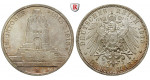 Deutsches Kaiserreich, Sachsen, Friedrich August III., 3 Mark 1913, Völkerschlacht, E, vz+/st, J. 140