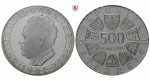 Österreich, 2. Republik, 500 Schilling 1980-1982, 15,33 g fein, vz