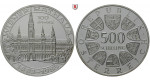 Österreich, 2. Republik, 500 Schilling 1983-1998, 22,2 g fein, vz