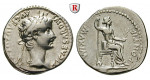 Römische Kaiserzeit, Tiberius, Denar 14-37, ss+