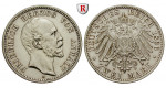 Deutsches Kaiserreich, Anhalt, Friedrich I., 2 Mark 1896, A, f.vz, J. 20