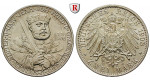 Deutsches Kaiserreich, Sachsen-Weimar-Eisenach, Wilhelm Ernst, 2 Mark 1908, Universität Jena, vz/vz-st, J. 160
