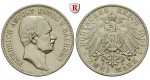 Deutsches Kaiserreich, Sachsen, Friedrich August III., 2 Mark 1907, E, ss+, J. 134