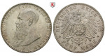 Deutsches Kaiserreich, Sachsen-Meiningen, Georg II., 5 Mark 1908, kurzer Bart, D, ss+/vz, J. 153b