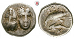 Thrakien-Donaugebiet, Istros, Drachme 4. Jh. v.Chr., ss+