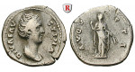 Römische Kaiserzeit, Faustina I., Frau des Antoninus Pius, Denar nach 141, ss