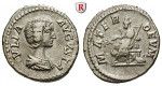 Römische Kaiserzeit, Julia Domna, Frau des Septimius Severus, Denar um 217, ss-vz