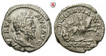 Römische Kaiserzeit, Septimius Severus, Denar, ss+