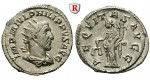 Römische Kaiserzeit, Philippus I., Antoninian 244-249, vz-st