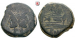 Römische Republik, Anonym, As ca. 211 v.Chr., f.ss