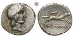 Römische Republik, L. Piso Frugi, Denar 90 v.Chr., ss+
