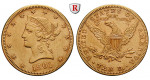 USA, 10 Dollars 1901, 15,07 g fein, ss+
