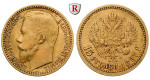 Russland, Nikolaus II., 15 Rubel 1897, 11,6 g fein, ss-vz